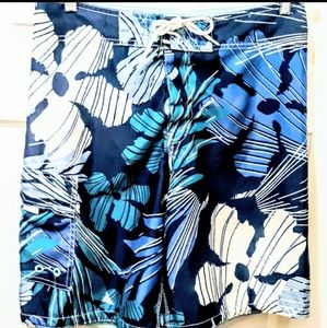 Massimo Floral Board Shorts/Swim Trunks, Men's 32